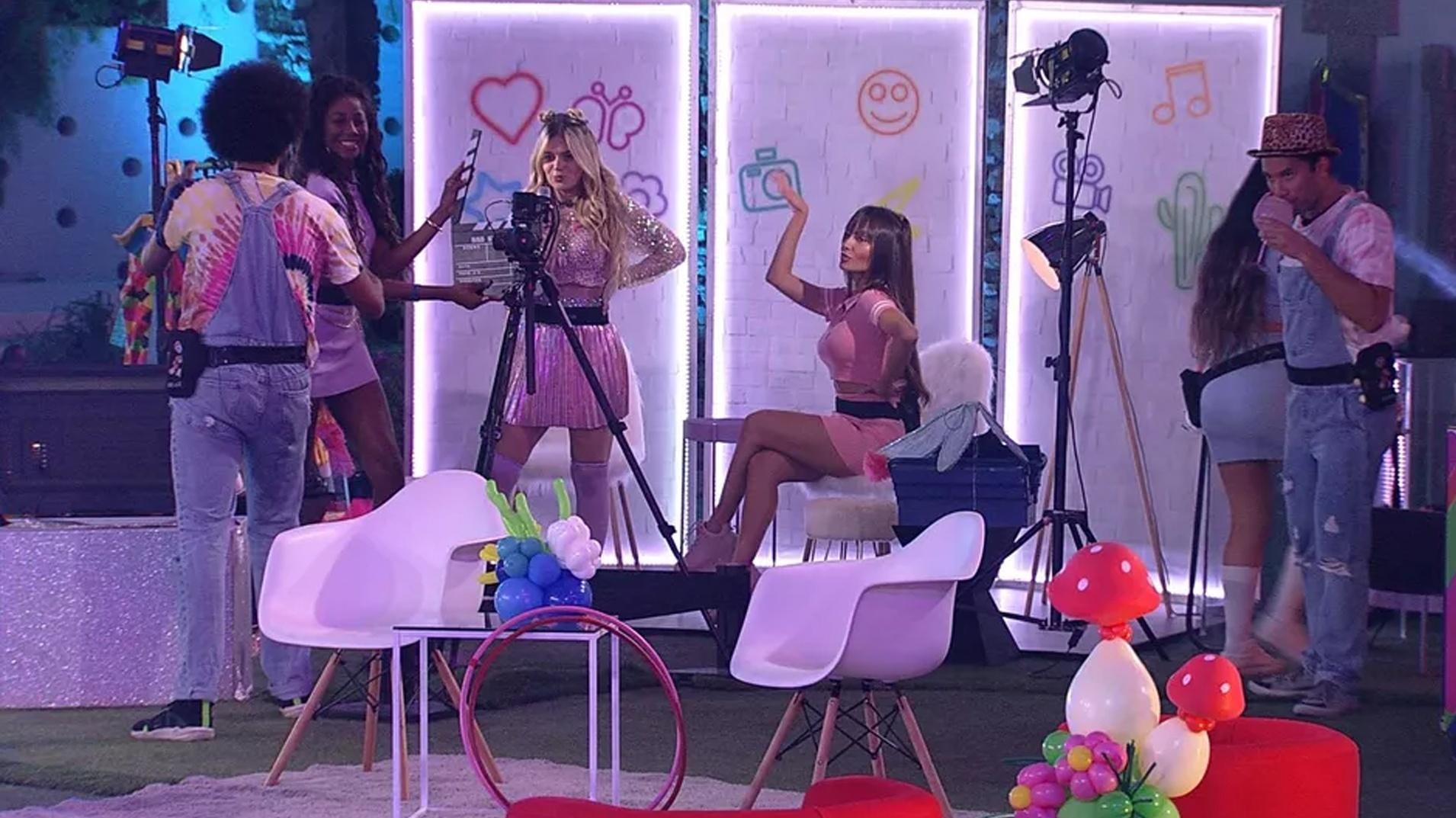 BBB 21: Decoração da festa - Reprodução/Globoplay