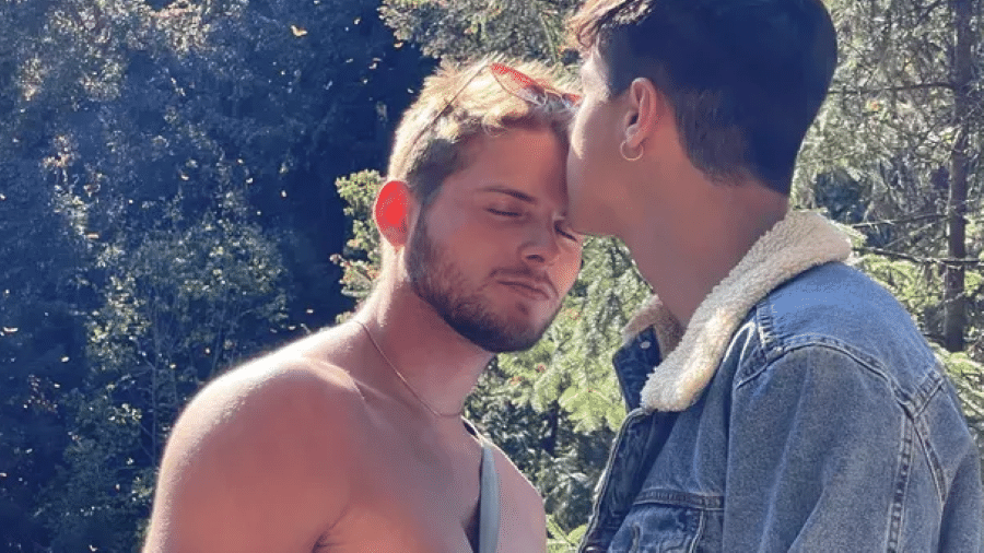 Daniel e o namorado, Marcus Lobos - Reprodução/Instagram