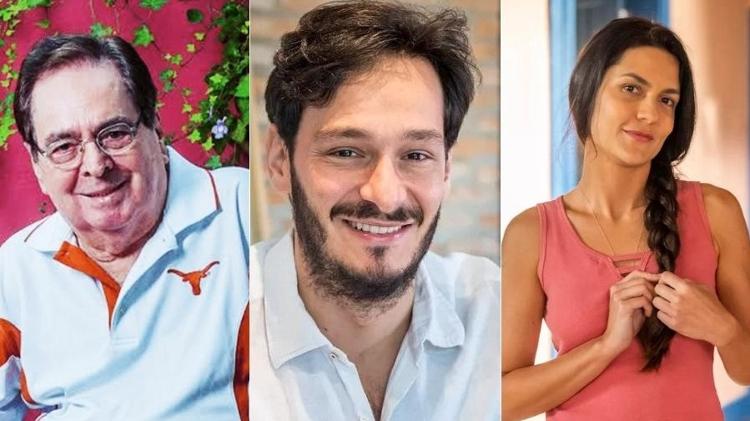 Benedito Ruy Barbosa, Bruno Luperi e Paula Barbosa fazem parte da novela 'Pantanal' - Reprodução/Globo - Reprodução/Globo