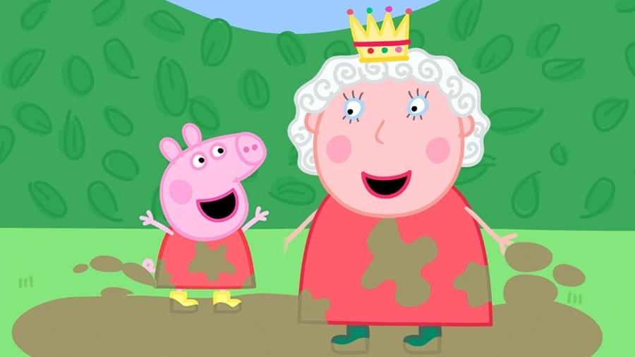 Rainha Elizabeth 2ª ganhou uma representação em Peppa Pig - Reprodução