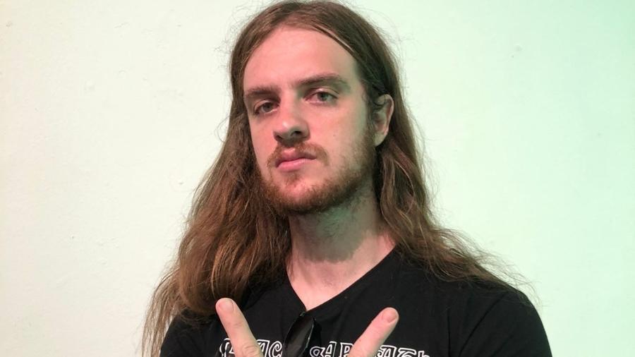 Influencer Ian Garbinato, conhecido como O Cara do Metal, no Summer Breeze 2024