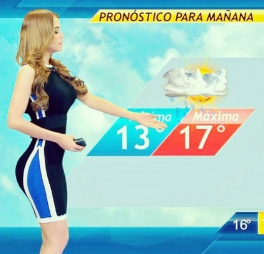 25.jun.2016 - Moças do tempo da Televisa