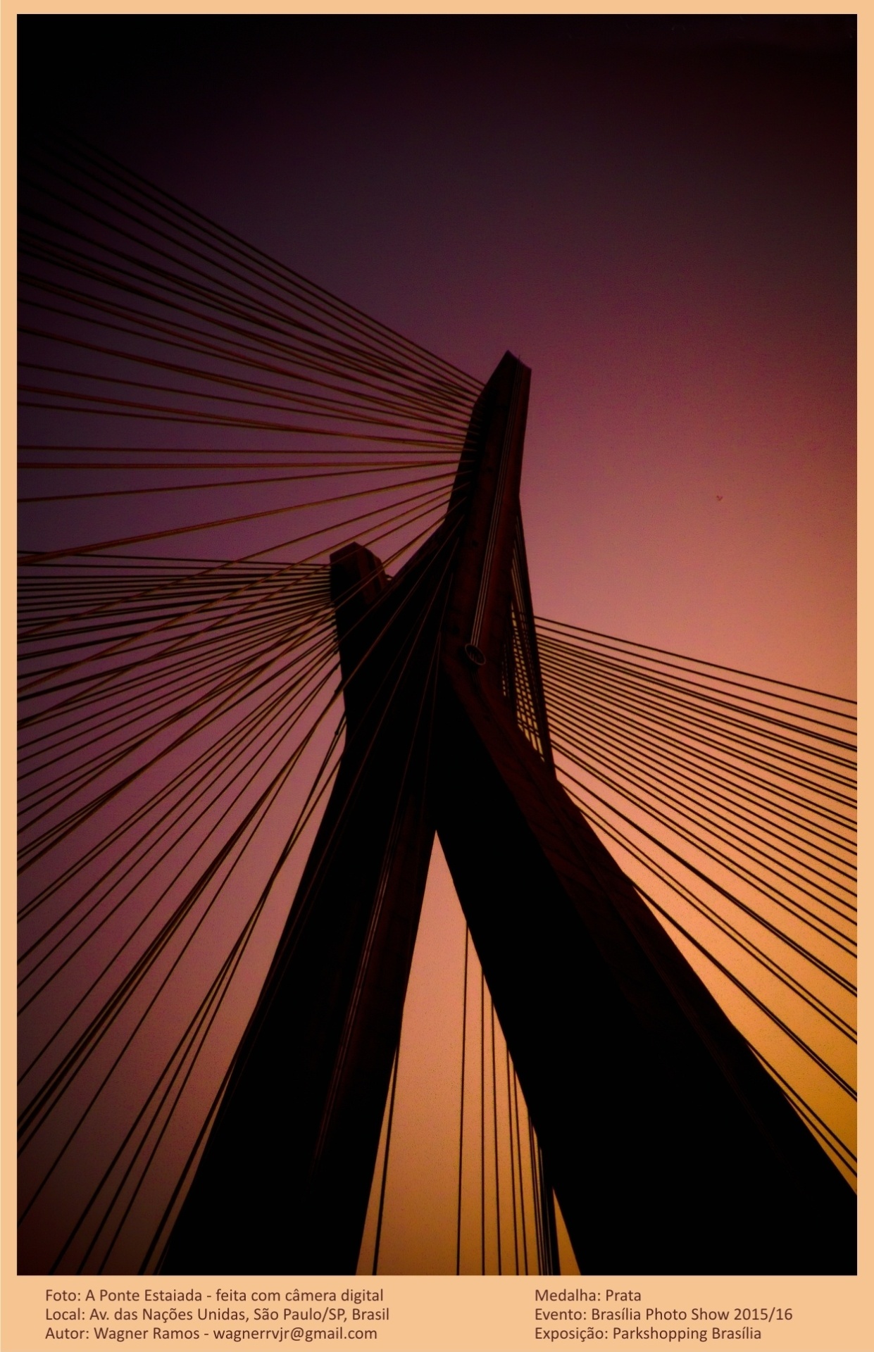 Fotografias vencedoras do Brasília Photo Show 2015/2016 estão no Park Shopping (SAI/SO Área 6580 - Guará) de 3 de março a 30 de outubro, com visitação gratuita. Foto de Foto Wagner Ramos, em São Paulo - Wagner Ramos