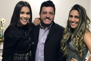 Cinara, Bruno e Fernanda Costa - Instagram Cinara Sousa - Instagram Cinara Sousa