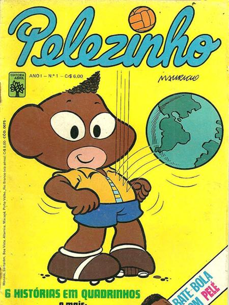 A primeira edição do gibi do Pelezinho - Reprodução - Reprodução