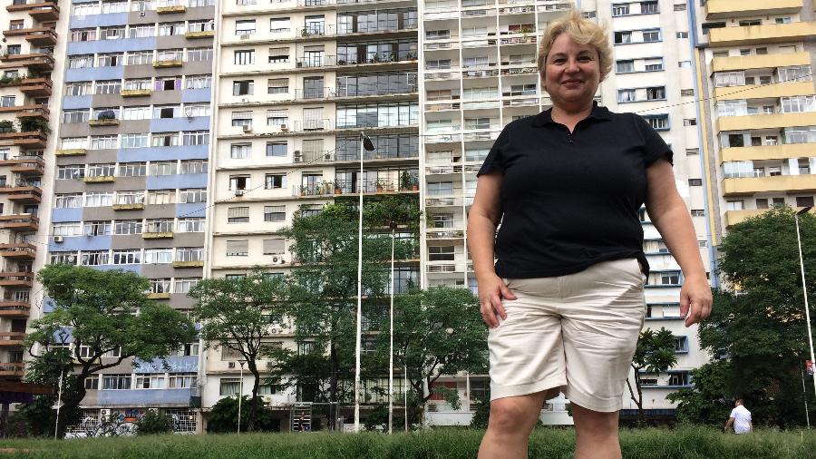 A professora Marta Lilia Porta, 53 anos, quer mais organização dos "megablocos" - Mateus Araújo/UOL