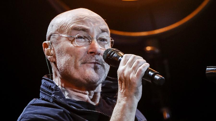 Phil Collins durante show em São Paulo - Lucas Lima/UOL