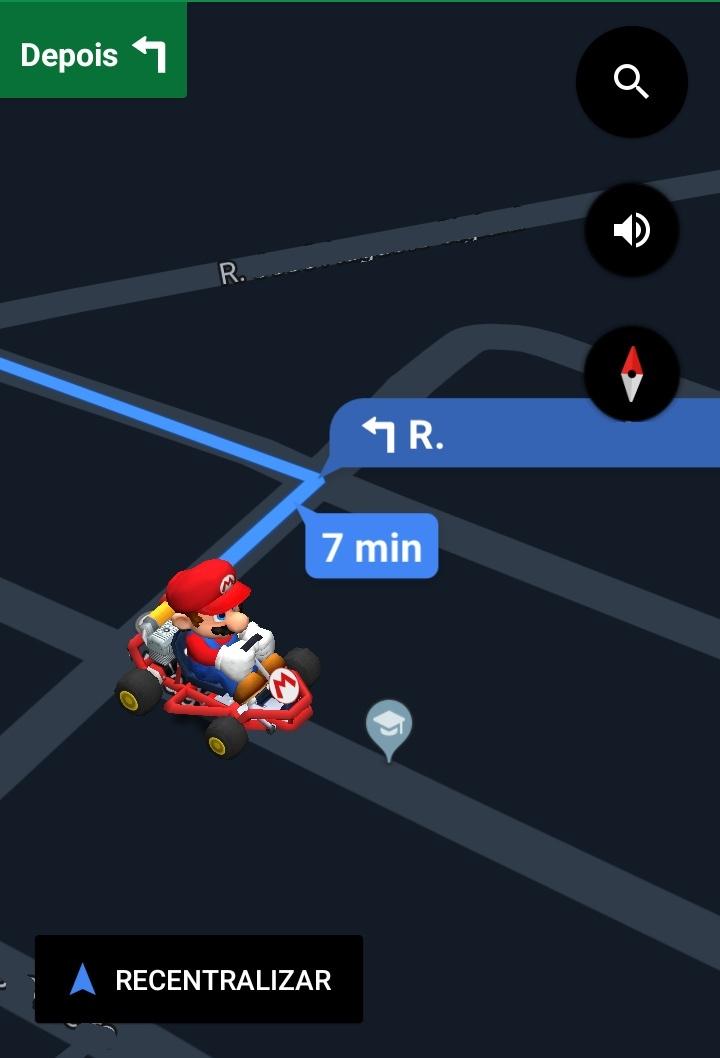 Mario Kart Google Maps