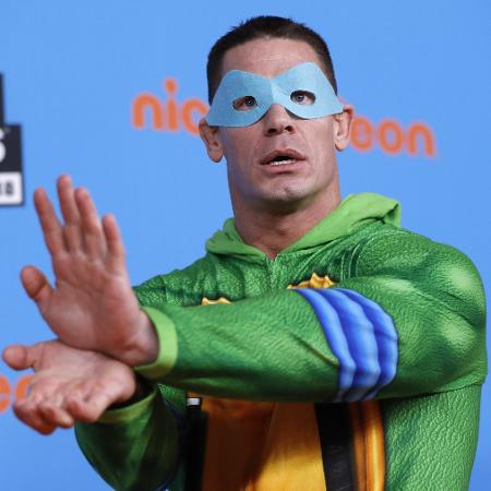 John Cena chega fantasiado de Tartaruga Ninja no Kids Choice Awards 2018 - REUTERS/Mario Anzuoni - REUTERS/Mario Anzuoni