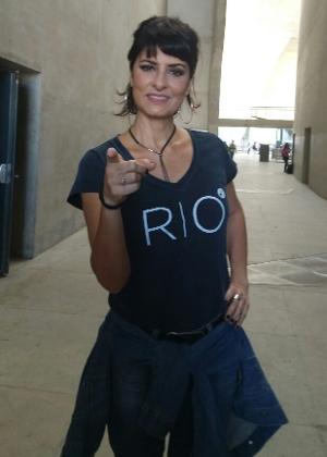 Fernanda Abreu grava clipe em defesa do Rio de Janeiro - Ana Cora Lima/UOL - Ana Cora Lima/UOL