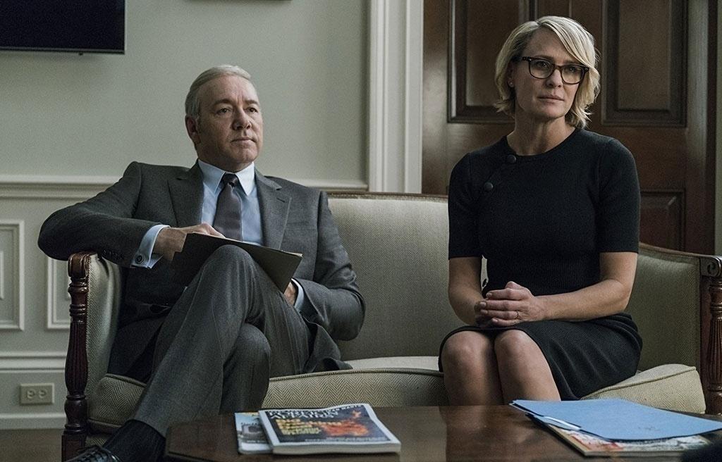 Kevin Spacey e Robin Wright em cena na série "House of Cards" (2013) - Divulgação