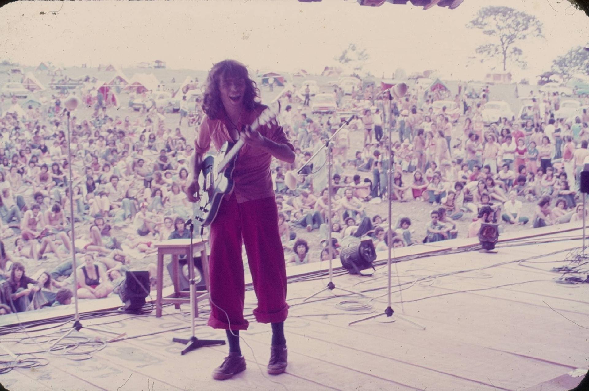 Imagens do Festival de Águas Claras, que aconteceu entre 1975 e 1984 - Reprodução