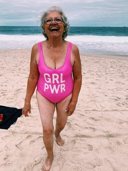 Dirce Ferreira, 72, começou no Instagram por causa de plantas, agora dança funk e posa nua. "Tenho cabeça de 30" - Arquivo Pessoal