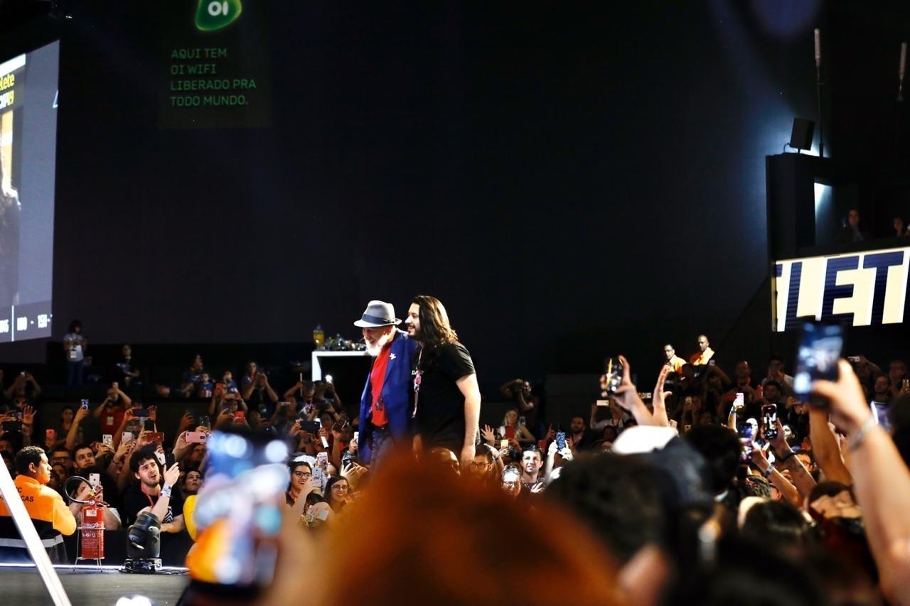 Frank Miller participou de painel com Rafael Grampá durante a CCXP 2019 - Mariana Pekin/UOL