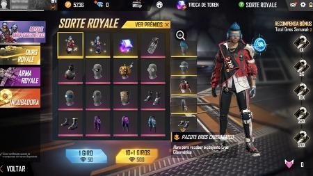 Menu Royale Free Fire: Todas as formas de ganhar itens no jogo - Millenium