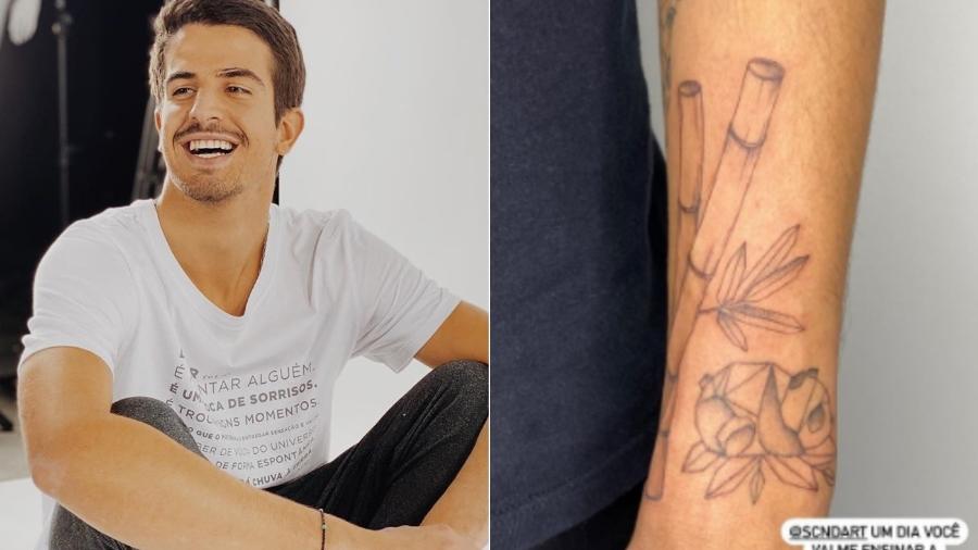 Enzo Celulari mostrou nas redes sociais sua nova tatuagem - Reprodução/Instagram