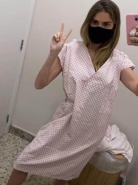 Bárbara Evans brinca ao fazer exame de mamografia - Reprodução / Instagram