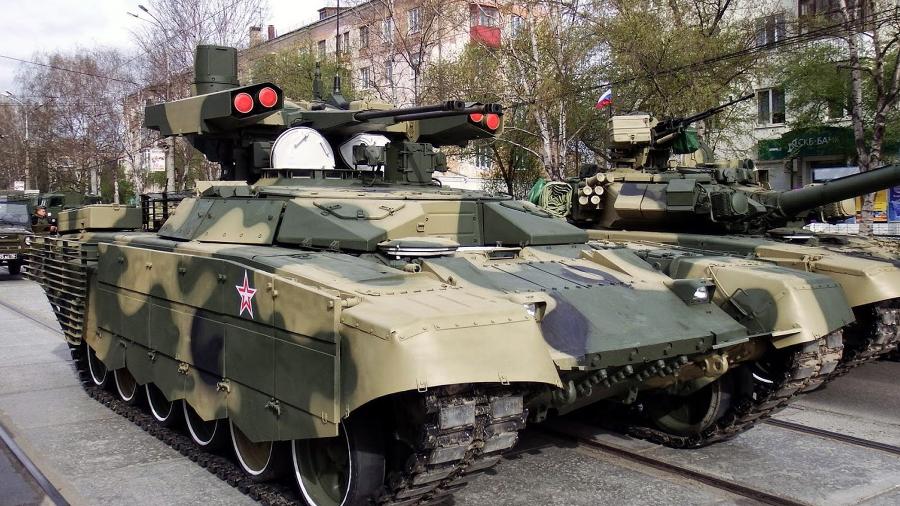 Tanque militar russo BMPT-72, o "exterminador" - Divulgação