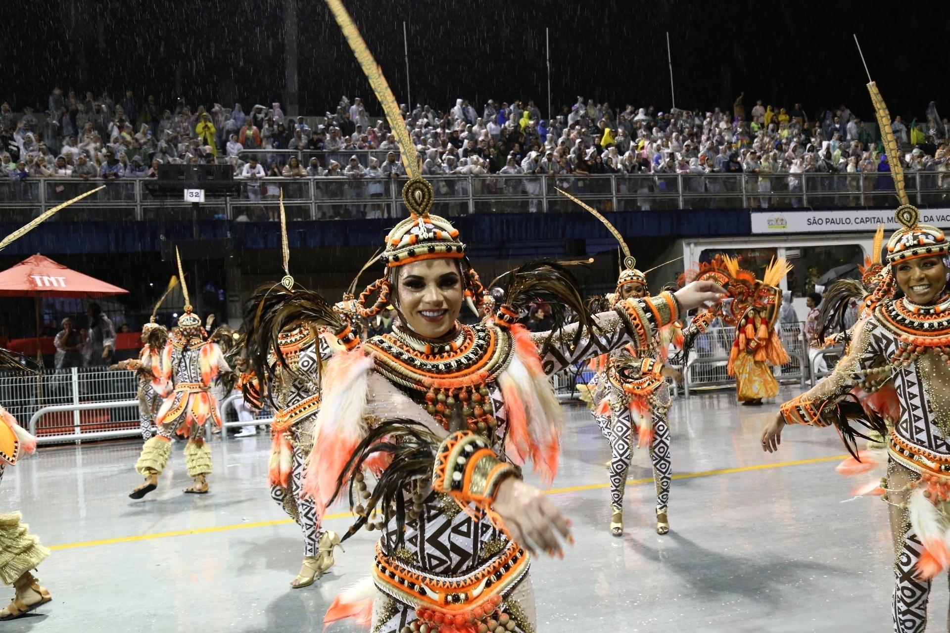Desfile da Mocidade Alegre, segunda colocada no Grupo Especial - Cláudio Augusto/Ag.Brazil News