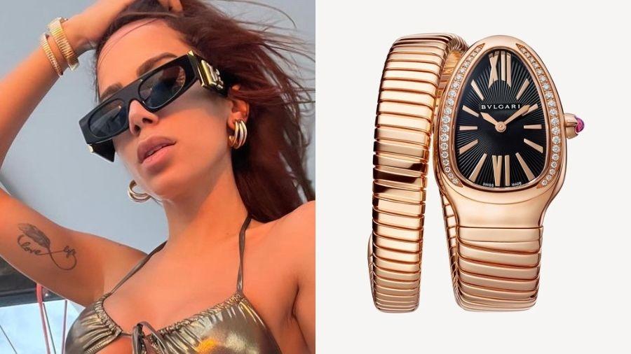 Anitta se rendeu ao design da grife Bulgari - Reprodução / Instagram