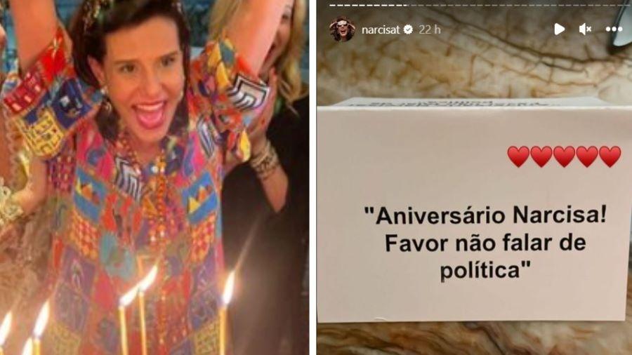 Narcisa celebra aniversário com amigos - Reprodução/Instagram