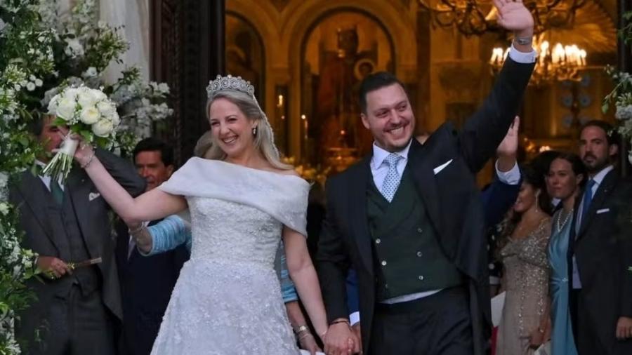 A Princesa Theodora da Grécia se casou com o advogado norte-americano Matthew Kumar