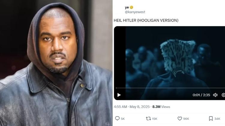 Kanye West cita esposa e nazismo em nova música Kanye West cita esposa e nazismo em nova música