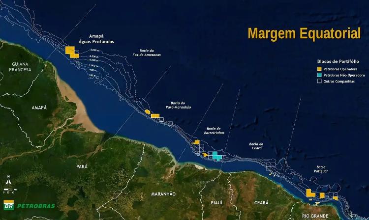 A Margem Equatorial brasileira A Margem Equatorial brasileira