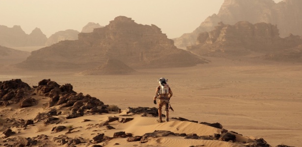 Cena do filme "Perdido em Marte", do diretor Ridley Scott, que disse já saber da existência de água líquida em Marte "meses atrás" - Divulgação