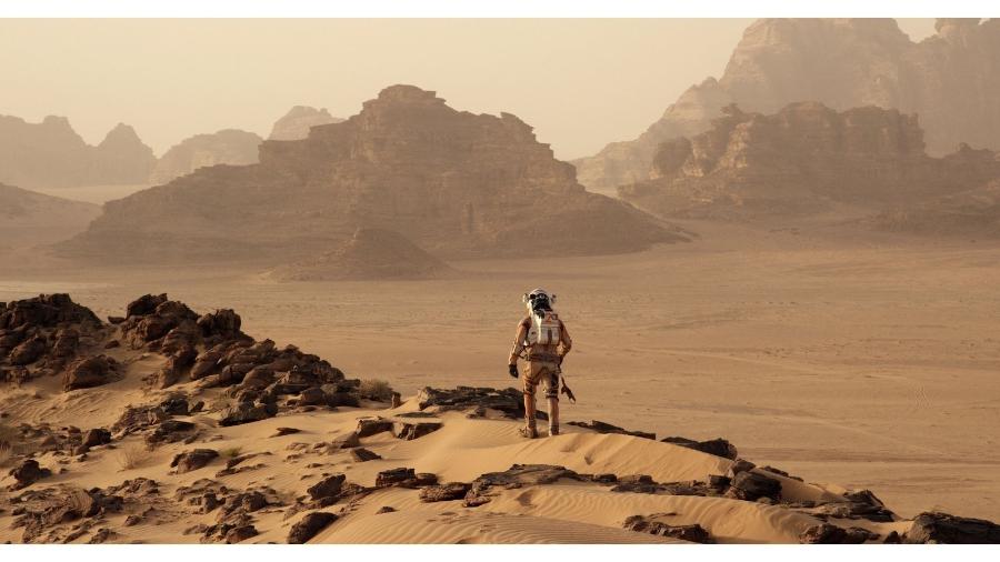 Cena do filme "Perdido em Marte", de Ridley Scott - Divulgação