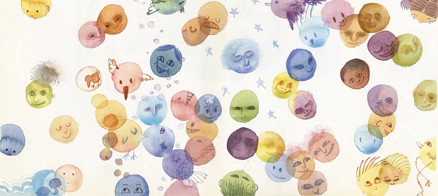 Aquarela do projeto "AMAR Coletânea de Livres Infantis" - Divulgação