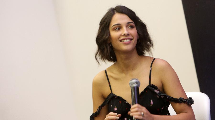 Naomi Scott dará voz a uma nova canção no papel de Jasmine - Ricardo Matsukawa/UOL