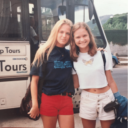 Susana Werner e Fernanda Rodrigues em foto de 1995 - Reprodução/Instagram/ferodriguesoficial