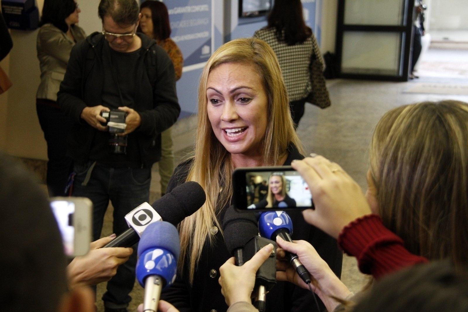 Giseli Silvino, viúva do ator e humorista Paulo Silvino, que morreu nesta quinta-feira (17), vítima de câncer - Marcos Ferreira / Brazil News