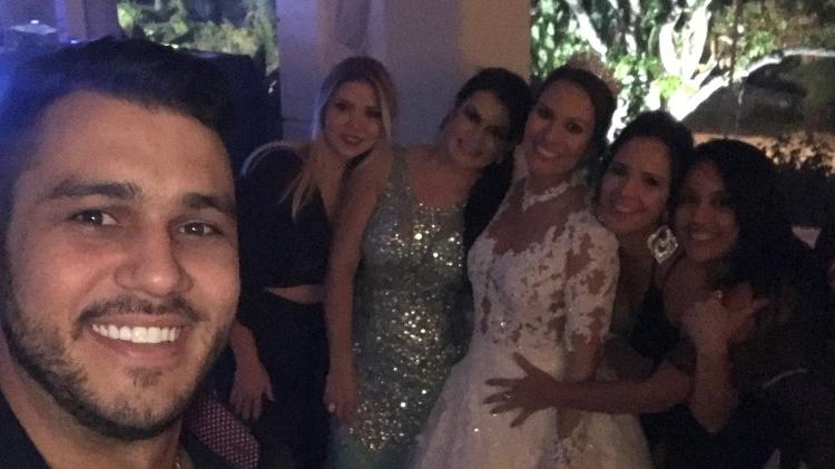 Thais Lima cercada por amigas no casamento - Reprodução/Instagram - Reprodução/Instagram