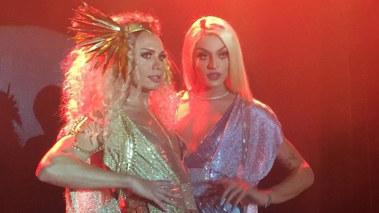 Elis Miranda (Silvero Pereira) e Pabllo Vittar -  Tatiana Machado/Gshow -  Tatiana Machado/Gshow