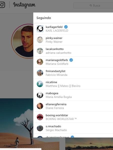 Cauã voltou a seguir a ex-namorada no Instagram - Reprodução/Instagram - Reprodução/Instagram