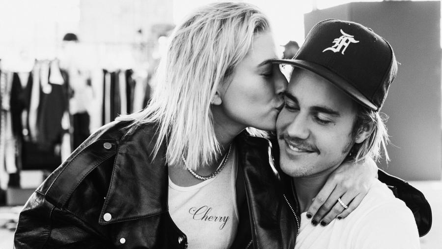 Justin Bieber ganha beijo da noiva, Hailey Baldwin - Reprodução/Instagram/justinbieber
