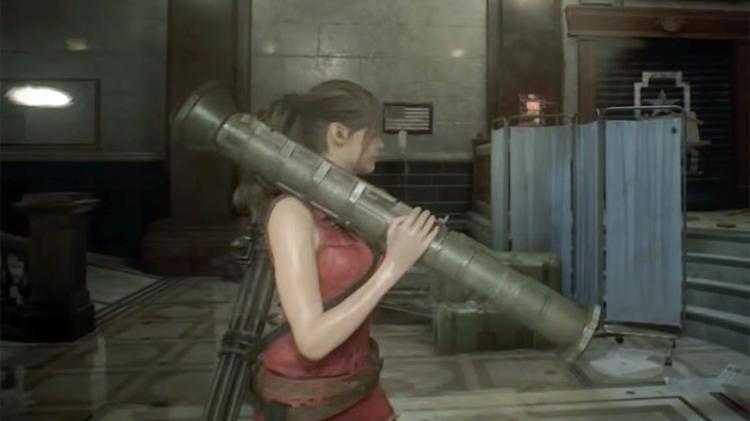 Resident Evil 2 - Armas e Modos - 004 - Reprodução/Meloo/Youtube - Reprodução/Meloo/Youtube