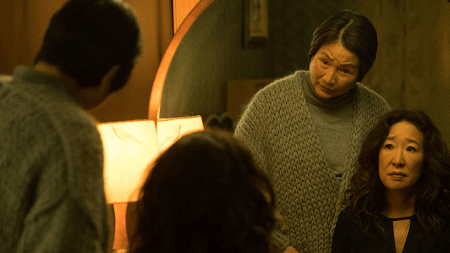 Sandra Oh e Cheng Pei Pei em cena de "Meditation Park" - Divulgação