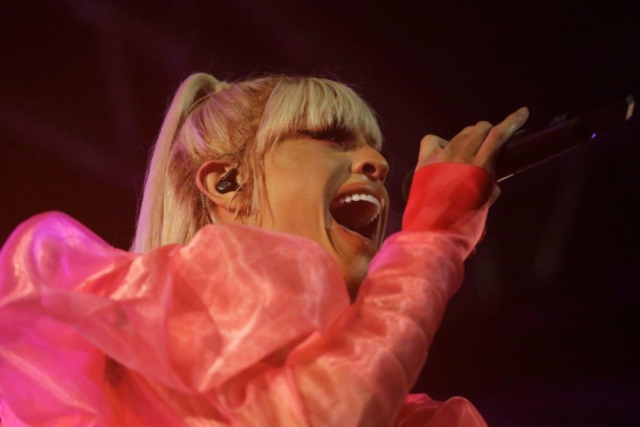 19.mai.2019 - A cantora Pabllo Vittar se apresenta no palco Republica, centro de Sao Paulo, durante a Virada Cultural 2019 neste domingo.  - Nelson Antoine/UOL