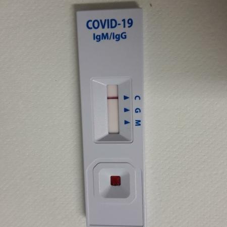 Teste rápido de farmácia para Covid-19 negativo - Arquivo pessoal