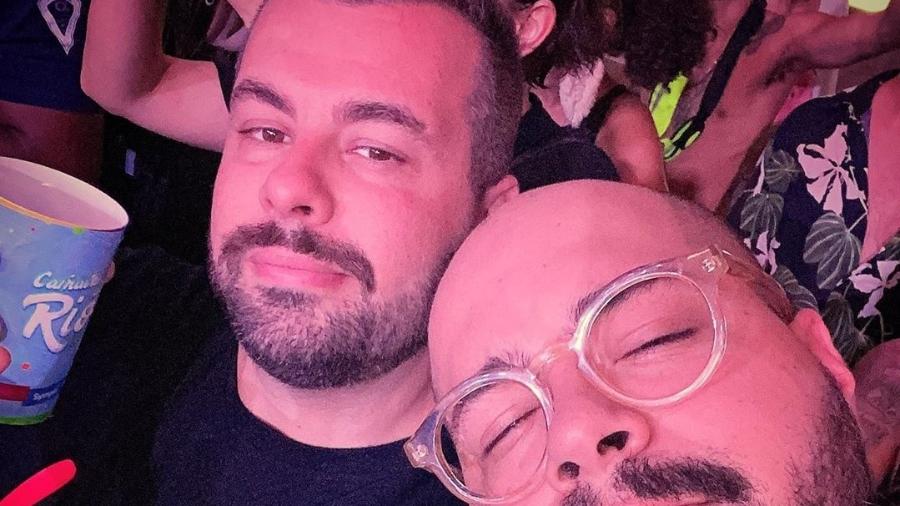 Tiago Abravanel ao lado do marido, Fernando Poli - Reprodução/Instagram