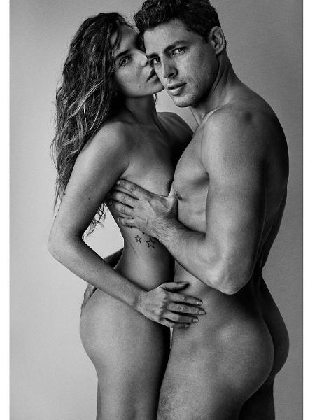 Cauã Reymond e Mariana Goldfarb posam nus para ensaio - Reprodução/Instagram @mariotestino