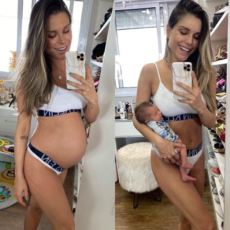 Flávia Viana mostra seu físico após dar à luz - Reprodução / Instagram