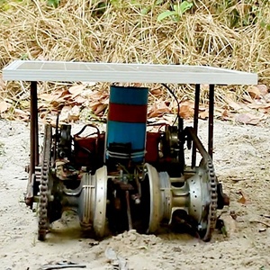 Vespertílio 01, robô semeador para a agricultura familiar - Divulgação - Divulgação