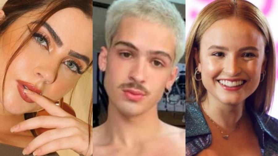 João Guilherme namorou Larissa Manoela, em 2015, e Jade Picon, em 2018 - Reprodução/Instagram