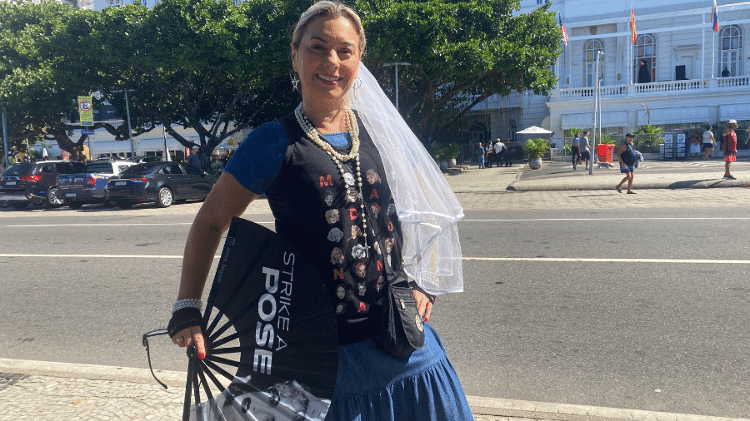 Ticiana Braga, de Manaus, ganhou área VIP em show da Madonna