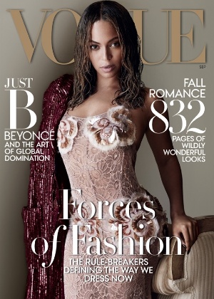 Beyoncé é a garota da capa da edição de setembro da "Vogue" americana  - Divulgação