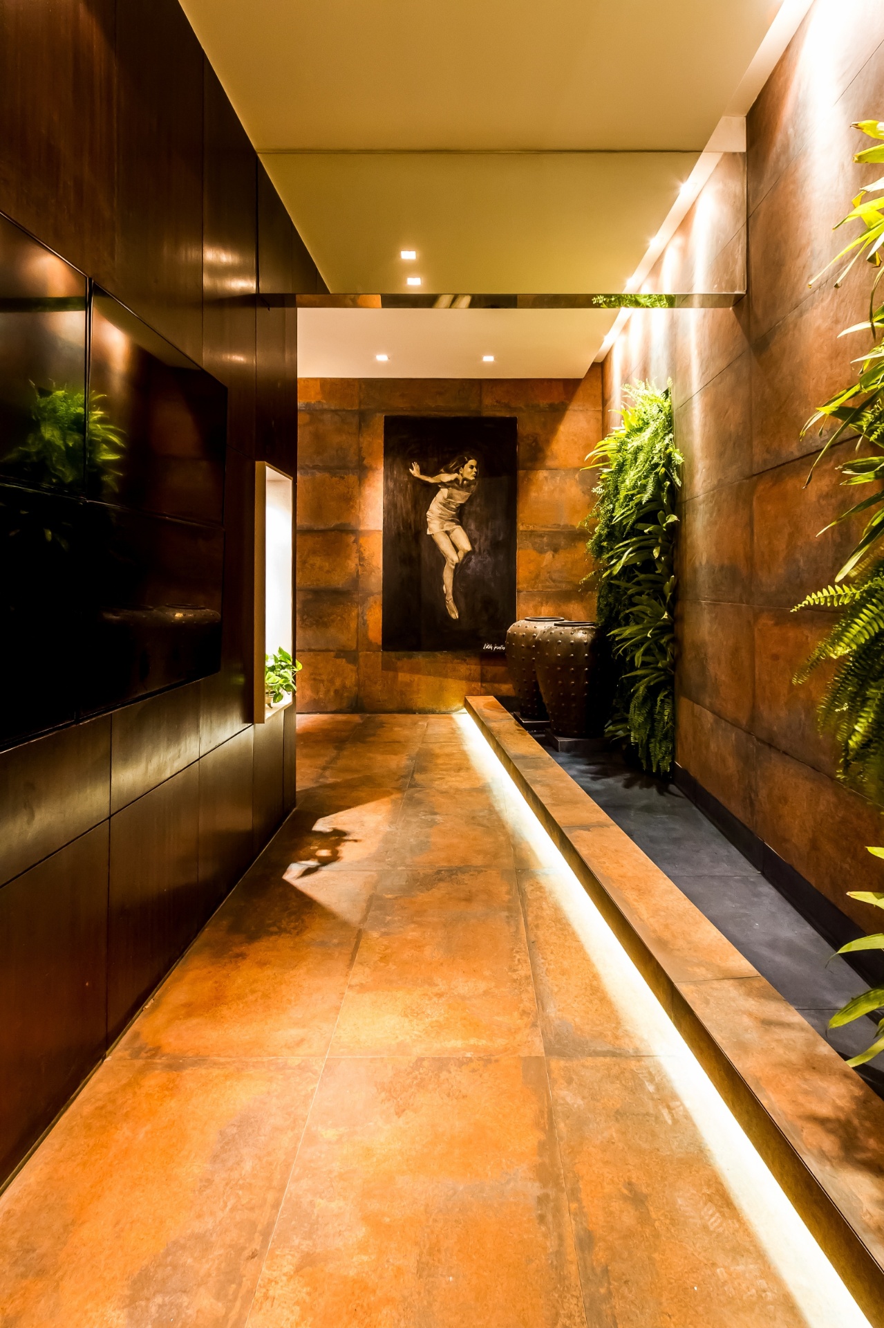 Obras de arte também são vistas na criação de Humberto Beltrán, exibida na edição boliviana da Casa Cor 2016. O espaço foi batizado de Cobertura - Alvaro Mier/ Divulgação